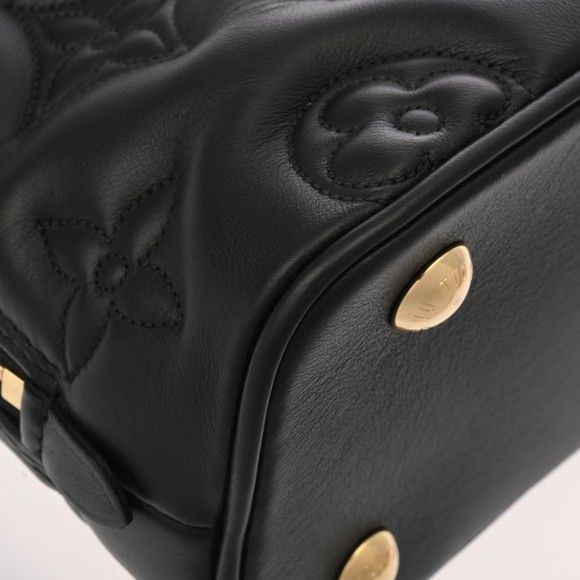 Louis Vuitton Alma Soft BB Black Calf Handbag Bag Back - Picture 9 of 15